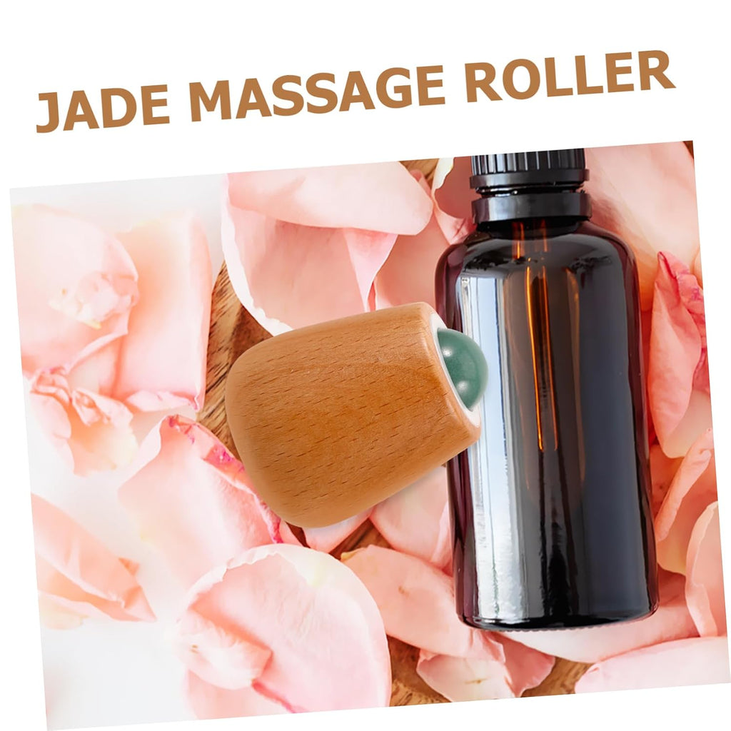 Jade Face Massage Roller Reusable Skin Care Tool Comfortable Grip for Relaxation Face Shaping For