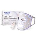 LED Face Mask Light Therapy - Red Light Therapy for Face & Blue Therapy for Skincare Therapy Device