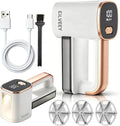 Fabric Shaver Rechargeable Lint Remover with 3 Extra Blades & Light