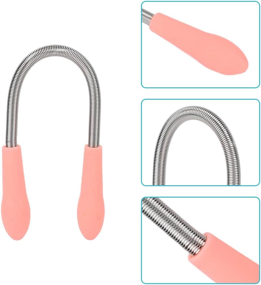 Facial Hair Remover, Spring Epilator Threading Tool Stainless Steel