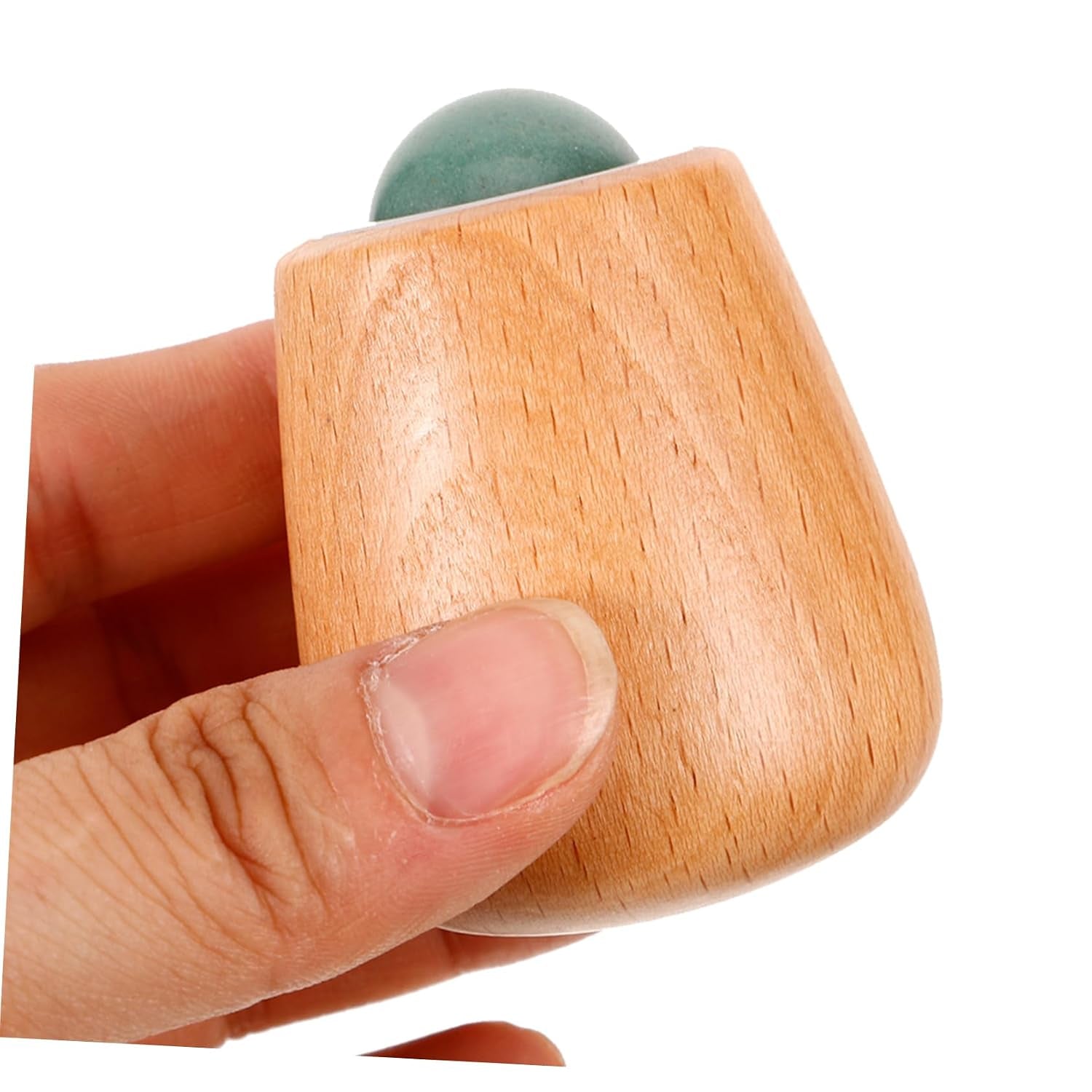 Jade Face Massage Roller Reusable Skin Care Tool Comfortable Grip for Relaxation Face Shaping For