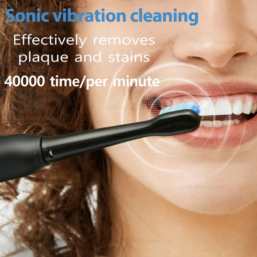Sonic Electric Toothbrush for Adults USB Rechargeable Sonic Toothbrush with 8 Brush Heads Smart Timer