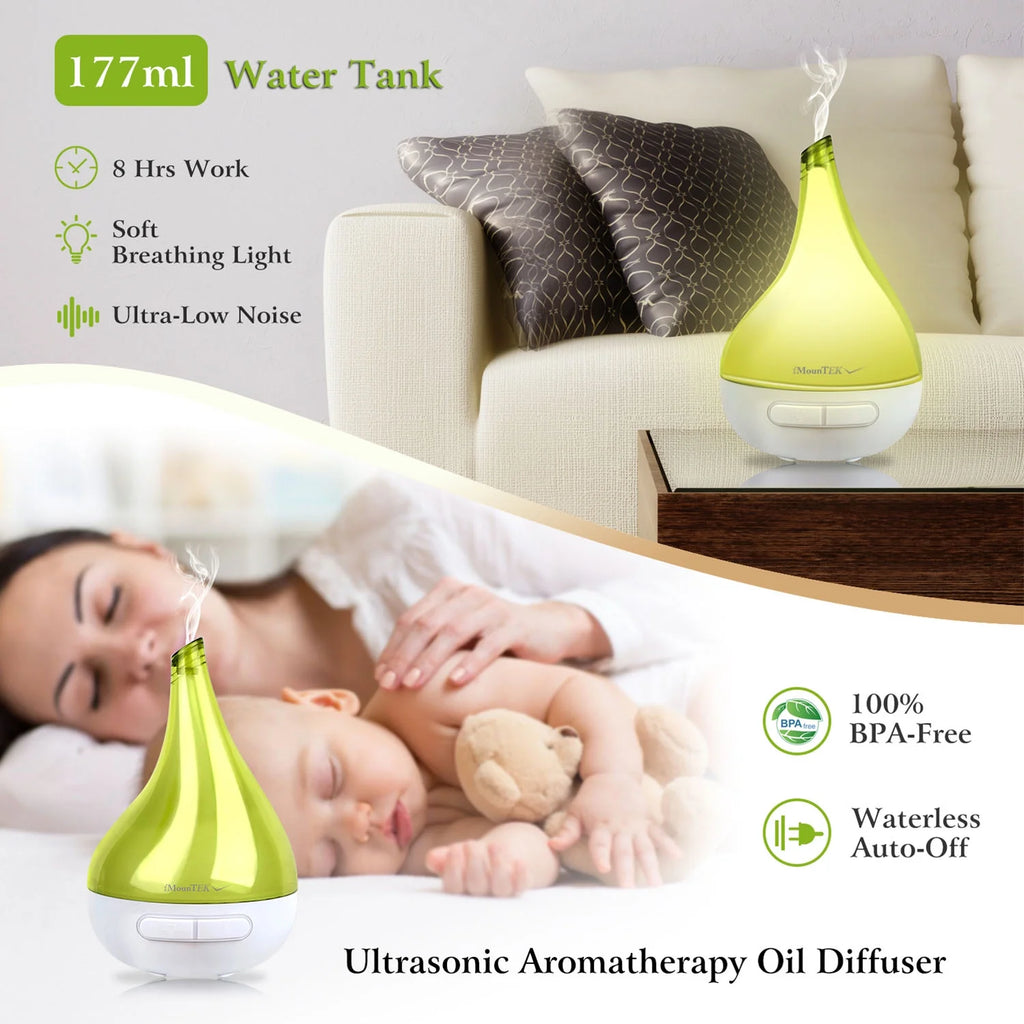 Garlic Shape Aromatherapy Essential Oil Diffuser Humidifier with Auto-Shut Off