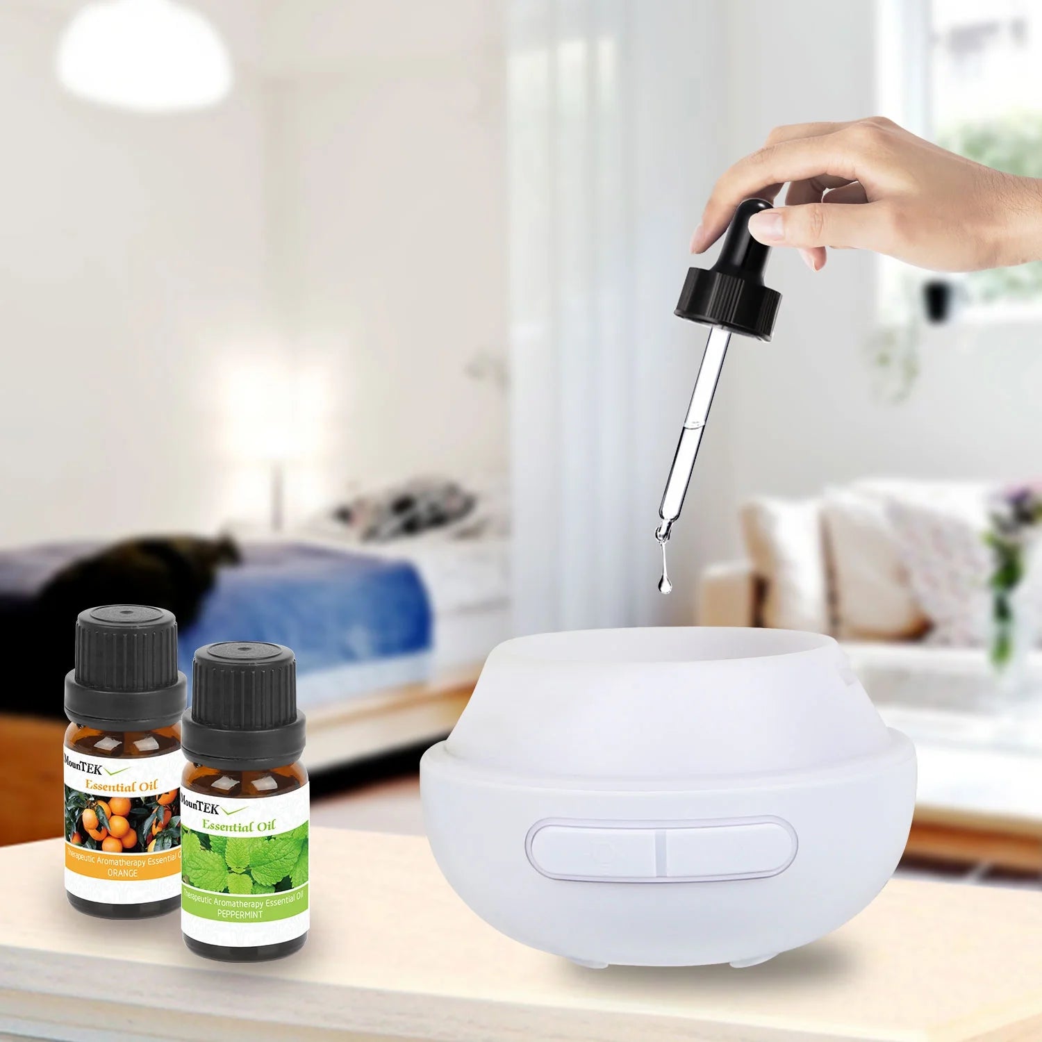 Garlic Shape Aromatherapy Essential Oil Diffuser Humidifier with Auto-Shut Off