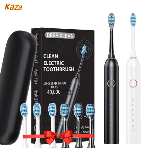 Sonic Electric Toothbrush for Adults USB Rechargeable Sonic Toothbrush with 8 Brush Heads Smart Timer