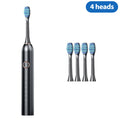 Sonic Electric Toothbrush for Adults USB Rechargeable Sonic Toothbrush with 8 Brush Heads Smart Timer