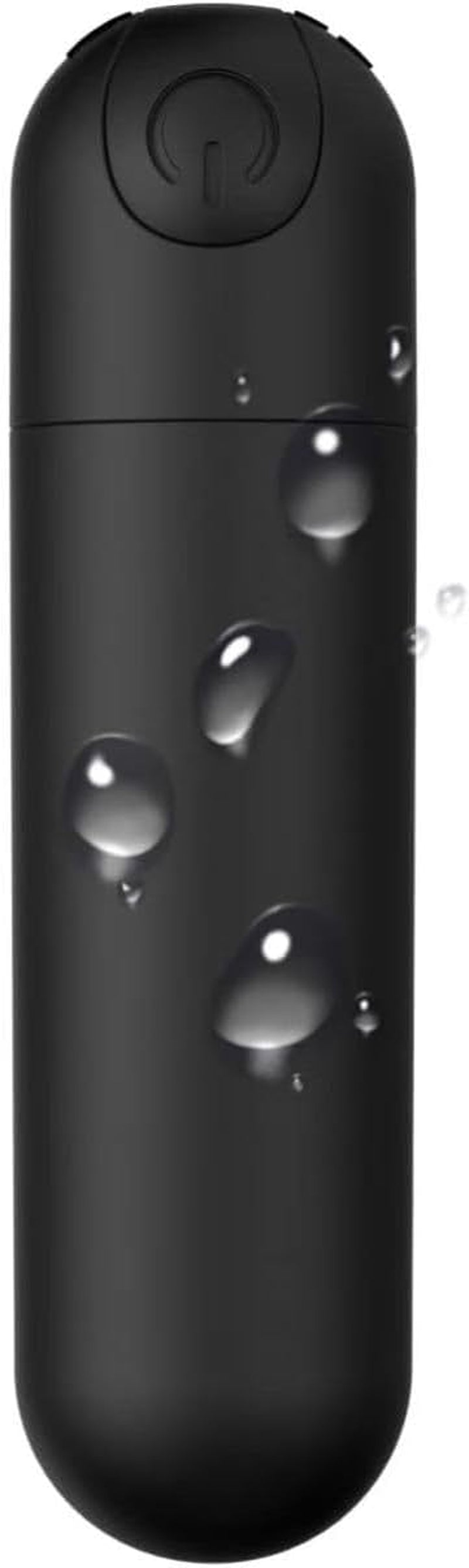 Mini Upgraded Rechargeable Handheld Waterproof Back Massager,Electric Portable Back Massager for Back Neck Shoulder Body,Black